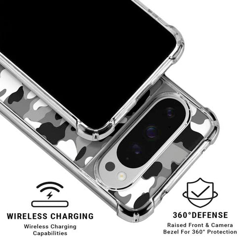 Neutral Street Camo Google Pixel 10 Pro XL Clear Case